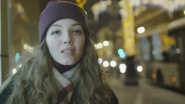 Young Woman in Urban Area