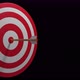 Target Hit In The Center By Arrow Success In Business Loop Transparent Background 4k - VideoHive Item for Sale