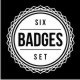 6 Vector Badges - GraphicRiver Item for Sale