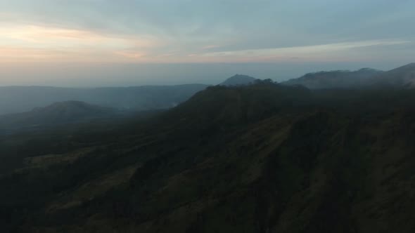 Mountain Landscape with Sunset