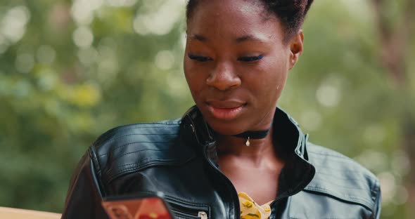 Woman Using Smartphone