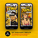 Hot Takes Short Video - Comic Style | TikTok & Reels Video Template - MOGRT - VideoHive Item for Sale
