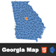 Georgia Interactive SVG Map - CodeCanyon Item for Sale