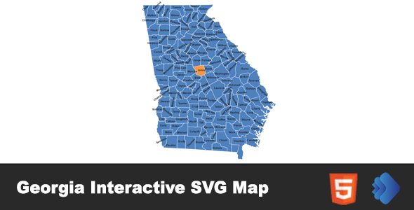 Georgia Interactive SVG Map