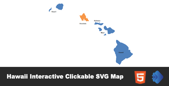 Hawaii Interactive SVG Map