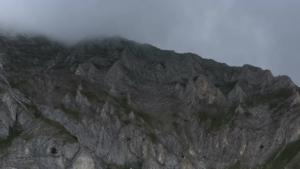 Aerial View On Vihren Peak In Pirin Mountains