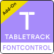 FontControl Module for TableTrack - CodeCanyon Item for Sale