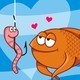 Fish and Bait in Love - GraphicRiver Item for Sale