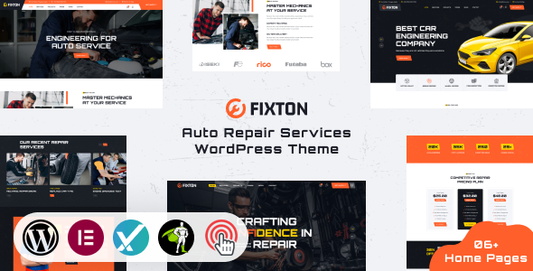 Fixton - Auto Repair Services WordPress Theme