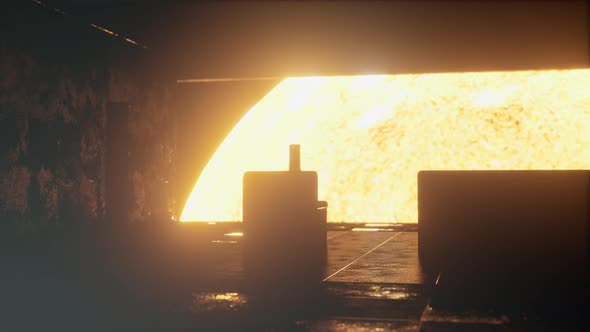 Interior of Spaceship Near Big Solar Star alt