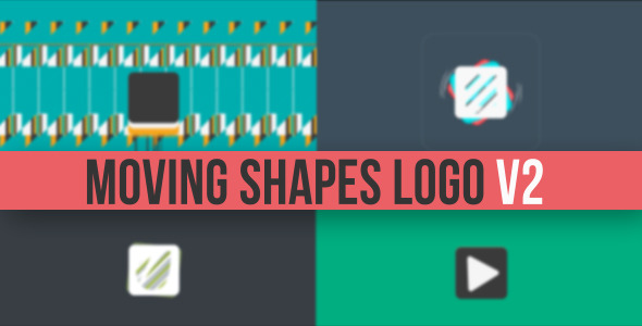 Moving Shapes Logo Reveal V2