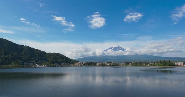 Mountain Fuji in kawaguchi lake