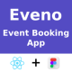 All Event Booking App | UI Kit | React Native Expo | Figma FREE | Life Time Update | Eveno - CodeCanyon Item for Sale