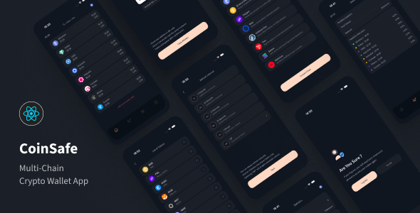CoinSafe - Multi-Chain Crypto Wallet App UI/UX