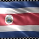 Costa Rica Waving Flag Looped - VideoHive Item for Sale