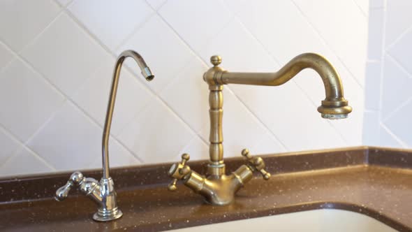 Sink Faucet in the Kitchen