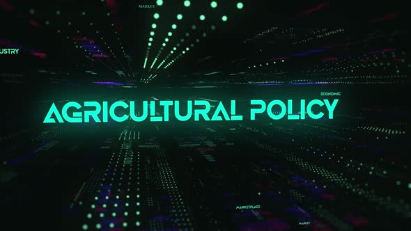 Sci Fi Digital Economics Word Agricultural Policy