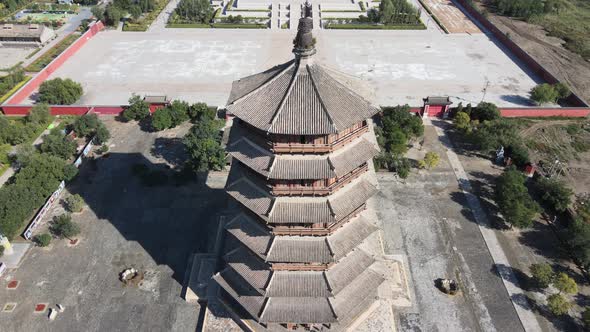 Wooden Pagoda, Famous Wooden Structure Building