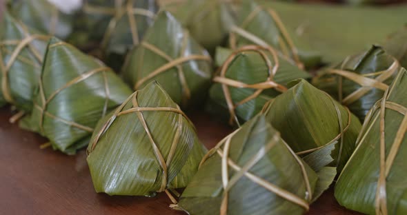 Homemade rice dumpling for Chinese dragon boat festival