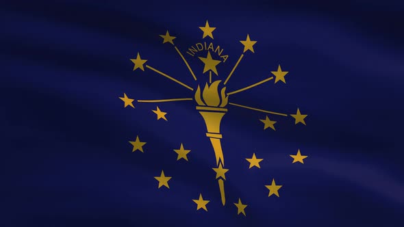 Indiana State Flag Background 4K