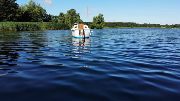 Boat Yacht on Lake