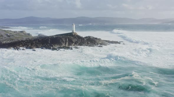 Lighthouse Roncudo A Coruna Galicia Spain