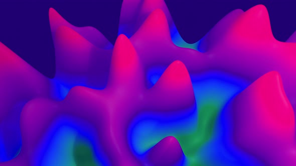 Abstract Looped  Bg Surface with Waves