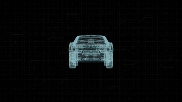 3D Dodge Charger Hologram / HUD