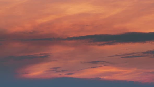 Evening Sunset Through Clouds 4 alt