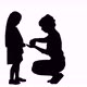 Silhouette Worried Mother Giving Medicine To Her Daughter Track Matte - VideoHive Item for Sale