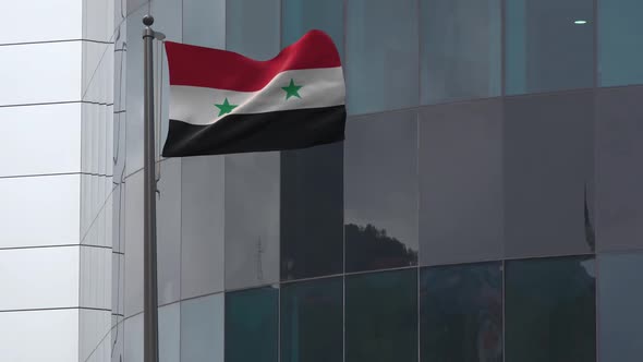 Syria Flag Background 2K