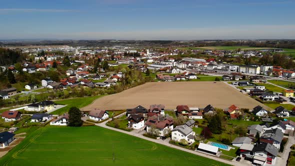 Drone Video of an Village in Upper Austria