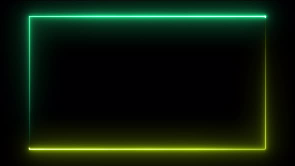 Abstract seamless background neon color looped animation of fluorescent ultraviolet light