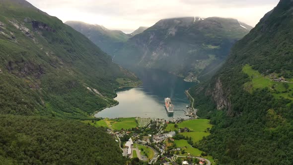 Geiranger Fjord, Norway. Beautiful Nature Norway Natural Landscape