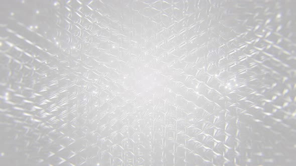White Abstract Grid
