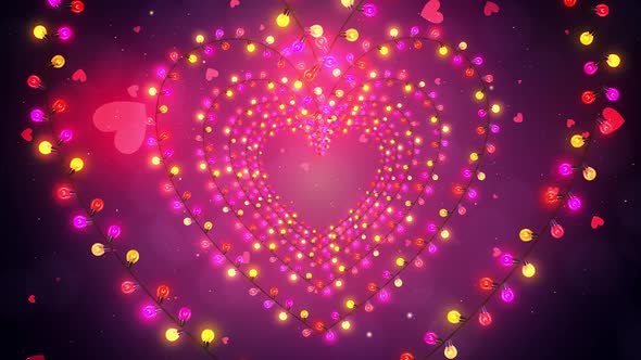 Glittering Hearts Lights alt