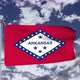 Arkansas Flag Waving 4k - VideoHive Item for Sale