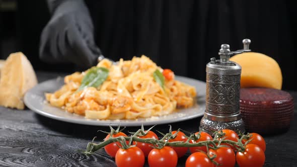 Italian Seafood Pasta Concept