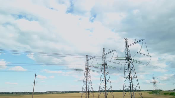 High Voltage Power Lines