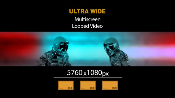 Ultra Wide HD Astronauts Spacial Ligths Rotate 02 alt