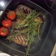 Cooking Steak with Rosemary and Cherry Tomatoes on the Grill - VideoHive Item for Sale