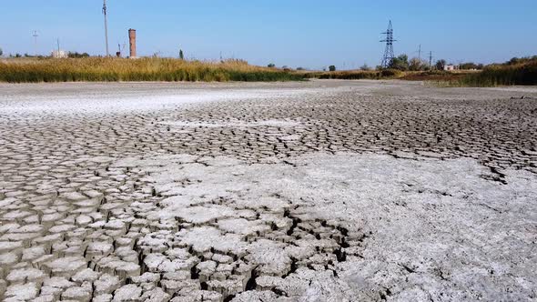 Dried up lake