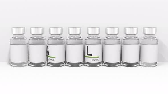 SMALLPOX Text on the Labels of Medicine Vials alt