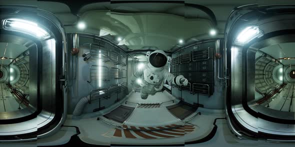 VR360 Interior of Space Station alt
