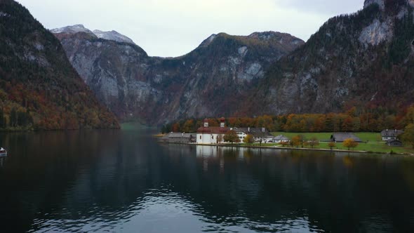 Saint Bartolomew Church At The Konigsee Lake 