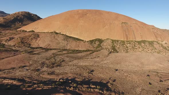 Aerial View Of A Granite Rock - South Africa