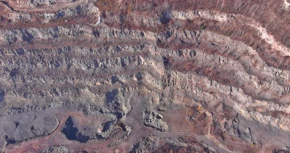 Quarry Mining of Minerals Part of a Stone Quarry