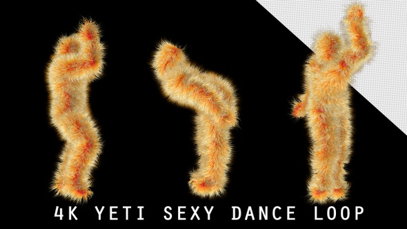 4K Yeti Sexy Dance Loop