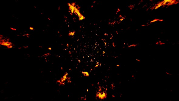Abstract Fire Particles Loop 4K alt