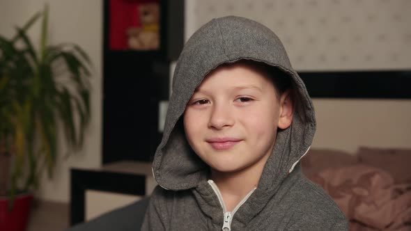 Smiling School Boy Headshot of a Teenage Lad Cute Youth Happy Child Portrait